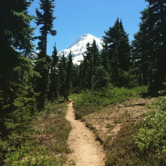 Hiking up to Cairin Basin (Mt. Hood, OR)